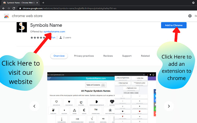Symbols Name ✦—•♕ Get Symbol Name List ᐈ#1 chrome谷歌浏览器插件_扩展第5张截图