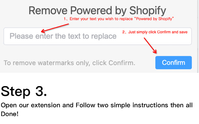 Remove Powered by Shopify chrome谷歌浏览器插件_扩展第3张截图