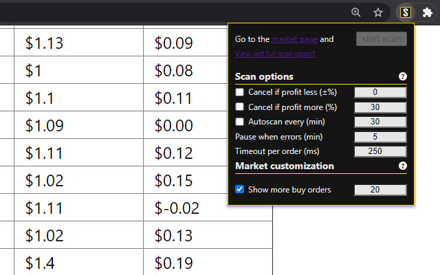 Steam Order Scanner chrome谷歌浏览器插件_扩展第1张截图