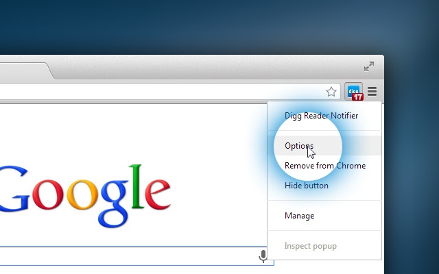 Digg Reader Notifier chrome谷歌浏览器插件_扩展第3张截图
