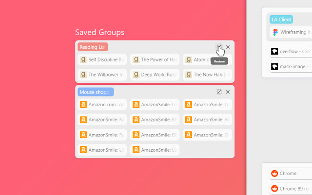 Tab Group Saver - Save and Manage Tab Groups chrome谷歌浏览器插件_扩展第3张截图
