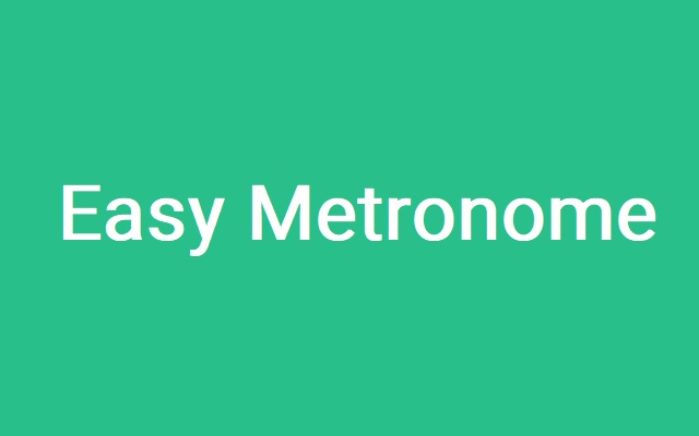 Easy Metronome chrome谷歌浏览器插件_扩展第1张截图