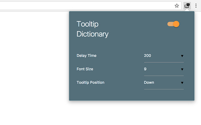 Tooltip Dictionary chrome谷歌浏览器插件_扩展第2张截图