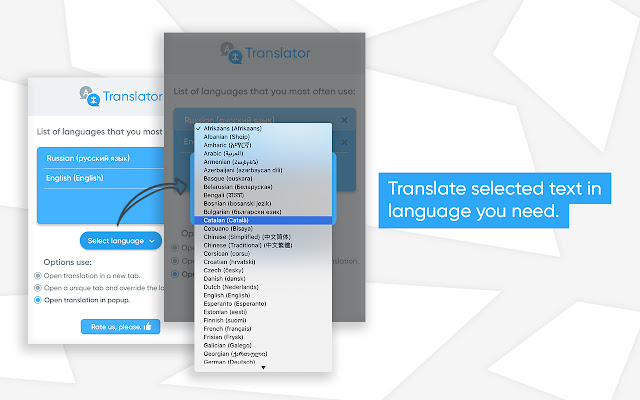 Translator - Select to Translate chrome谷歌浏览器插件_扩展第3张截图