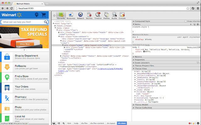 Thorax Inspector chrome谷歌浏览器插件_扩展第1张截图