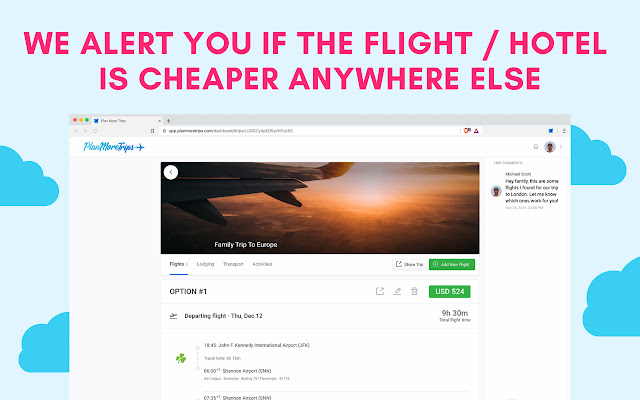 PlanMoreTrips - We Find The Cheapest Flights chrome谷歌浏览器插件_扩展第4张截图