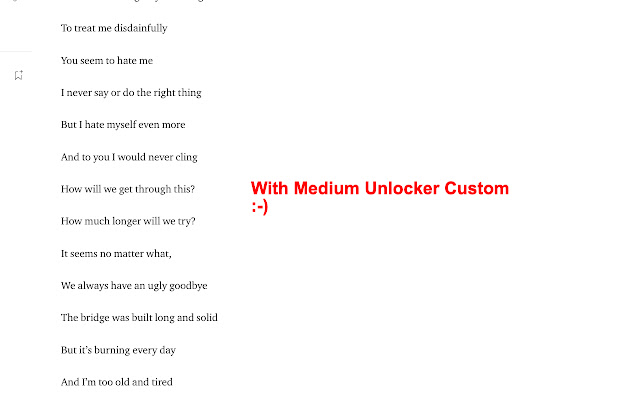 Medium Unlocker Custom chrome谷歌浏览器插件_扩展第2张截图