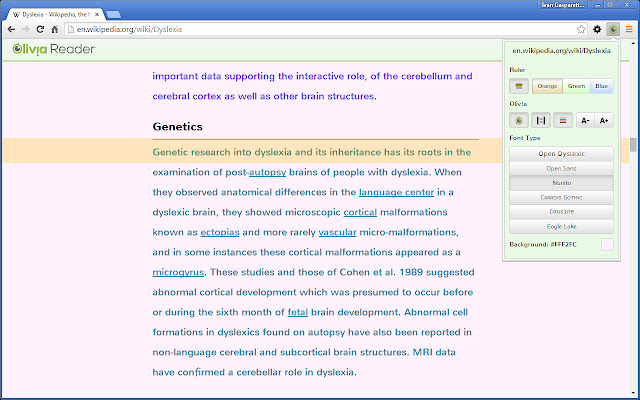 Olivia Reader chrome谷歌浏览器插件_扩展第3张截图
