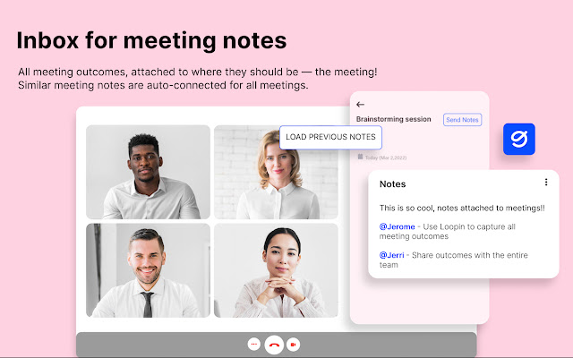 Loopin - Meeting Notes, Tasks, and Calendar chrome谷歌浏览器插件_扩展第4张截图