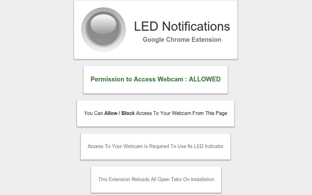 LED Notifications chrome谷歌浏览器插件_扩展第1张截图