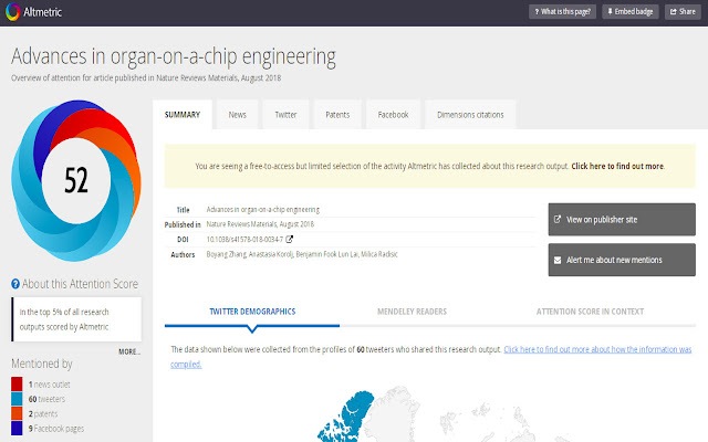 Altmetric for Pubmed and Google Scholar chrome谷歌浏览器插件_扩展第2张截图