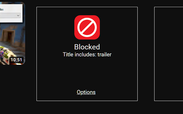 Video Blocker for YouTube™ chrome谷歌浏览器插件_扩展第3张截图