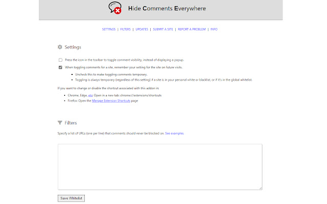 Hide Comments Everywhere chrome谷歌浏览器插件_扩展第3张截图