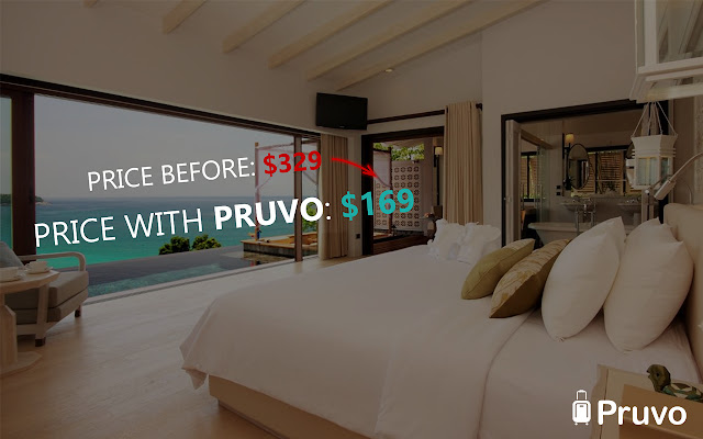 Pruvo - Saving Money *AFTER* Booking chrome谷歌浏览器插件_扩展第1张截图