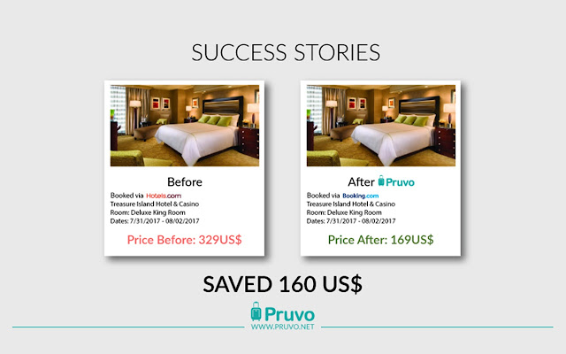 Pruvo - Saving Money *AFTER* Booking chrome谷歌浏览器插件_扩展第3张截图