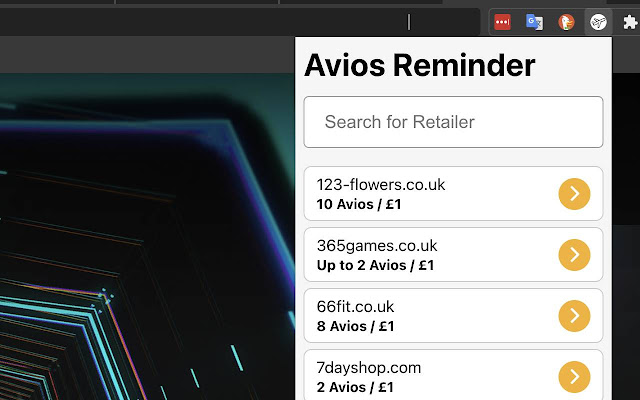 Avios Reminder chrome谷歌浏览器插件_扩展第2张截图