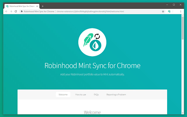 Robinhood Mint Sync chrome谷歌浏览器插件_扩展第1张截图