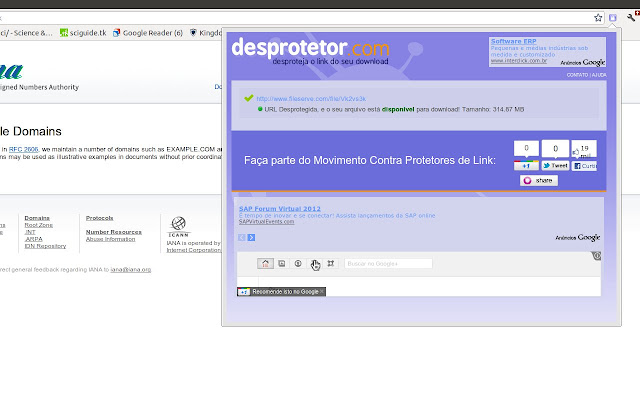 Desprotetor.com - Desprotetor de links chrome谷歌浏览器插件_扩展第1张截图