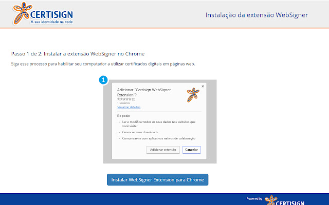 Certisign WebSigner chrome谷歌浏览器插件_扩展第2张截图