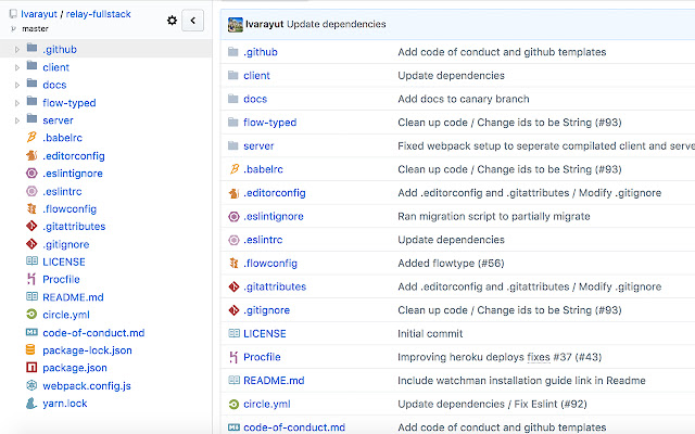 GitHub File Icons chrome谷歌浏览器插件_扩展第1张截图