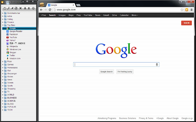 Simple Bookmarks chrome谷歌浏览器插件_扩展第5张截图