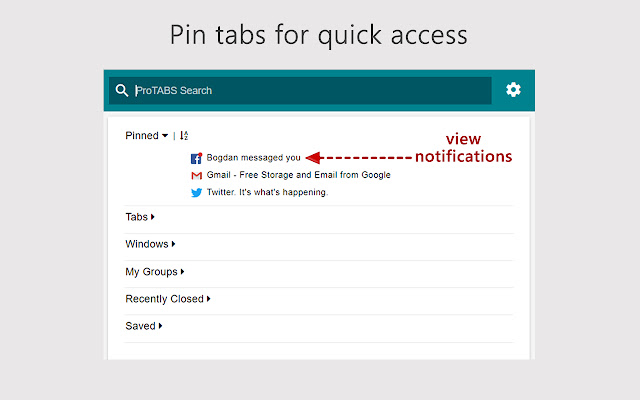 ProTABS - The Tab Manager for Pros chrome谷歌浏览器插件_扩展第2张截图