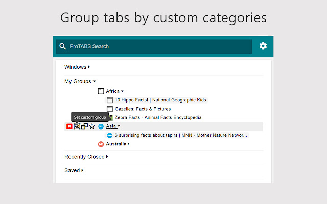 ProTABS - The Tab Manager for Pros chrome谷歌浏览器插件_扩展第3张截图