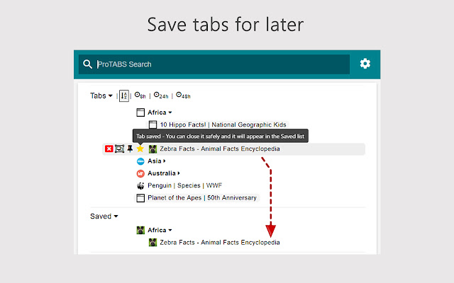 ProTABS - The Tab Manager for Pros chrome谷歌浏览器插件_扩展第4张截图