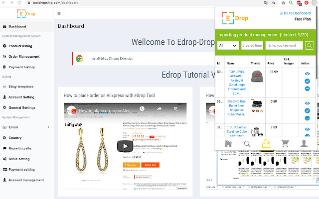 EDrop - Drop Shipping Tool chrome谷歌浏览器插件_扩展第3张截图