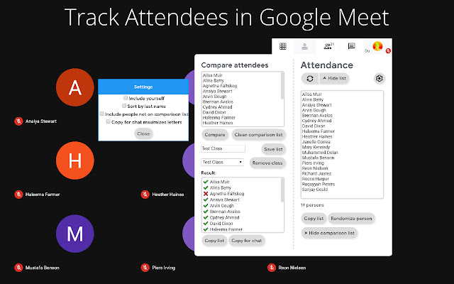 Google Meet Attendees & Breakout Rooms chrome谷歌浏览器插件_扩展第2张截图