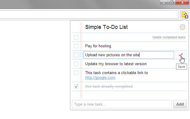 Simple To-Do List chrome谷歌浏览器插件_扩展第3张截图
