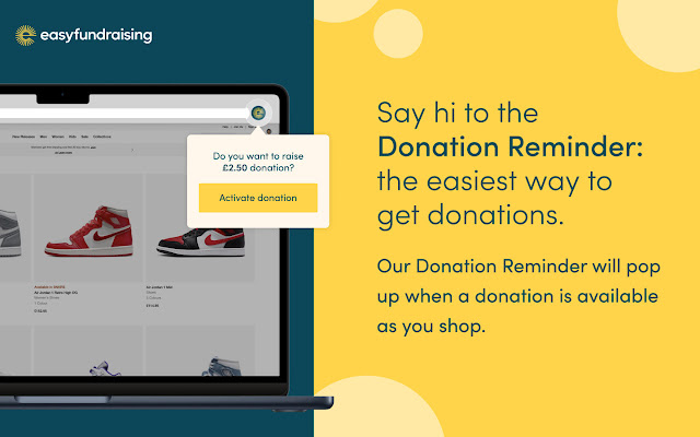 easyfundraising Donation Reminder chrome谷歌浏览器插件_扩展第1张截图