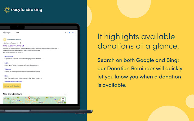 easyfundraising Donation Reminder chrome谷歌浏览器插件_扩展第4张截图