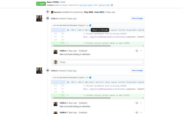 Open GitHub in IDE chrome谷歌浏览器插件_扩展第1张截图