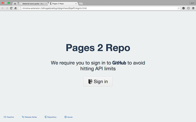 Pages2Repo chrome谷歌浏览器插件_扩展第1张截图