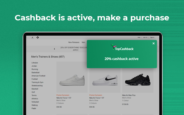 TopCashback UK: Get Cashback & Vouchers chrome谷歌浏览器插件_扩展第3张截图