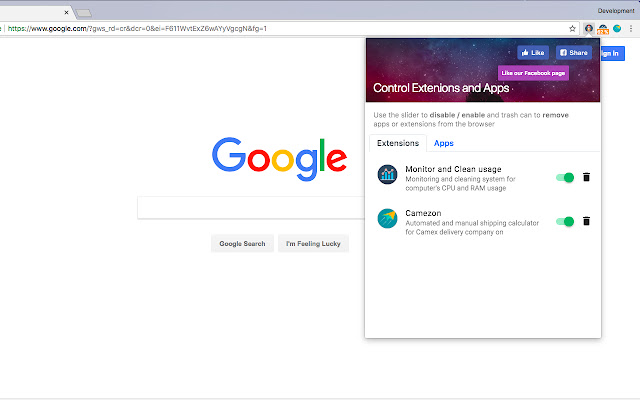 Extension manager for Chrome™ chrome谷歌浏览器插件_扩展第1张截图