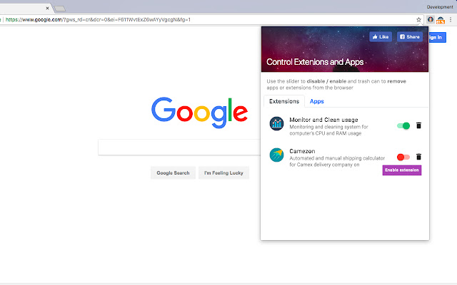 Extension manager for Chrome™ chrome谷歌浏览器插件_扩展第3张截图
