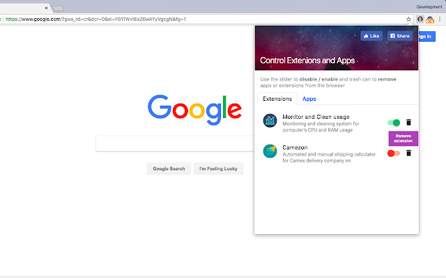 Extension manager for Chrome™ chrome谷歌浏览器插件_扩展第4张截图