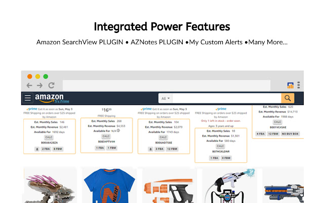 AZInsight Amazon FBA Product Analytics Tool chrome谷歌浏览器插件_扩展第4张截图