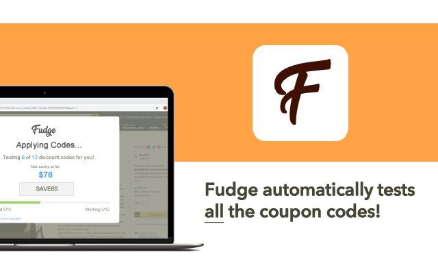 Fudge - Coupons, Deals chrome谷歌浏览器插件_扩展第3张截图