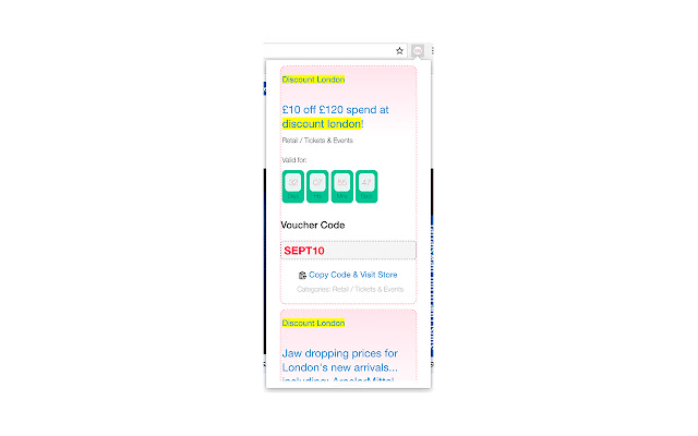 blablaVouchers - Voucher codes and Deals chrome谷歌浏览器插件_扩展第3张截图