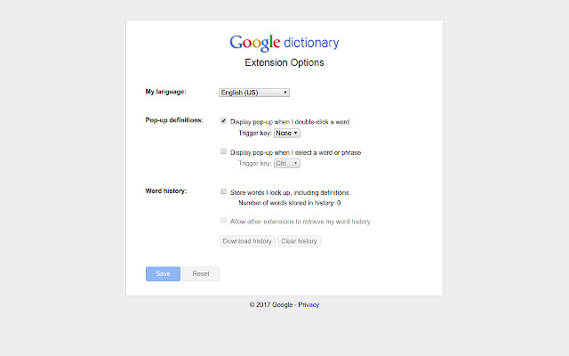 Google Dictionary 字典、翻译  chrome谷歌浏览器插件_扩展第5张截图