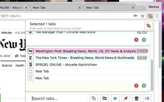Tab Manager Plus 标签管理器 chrome谷歌浏览器插件_扩展第5张截图