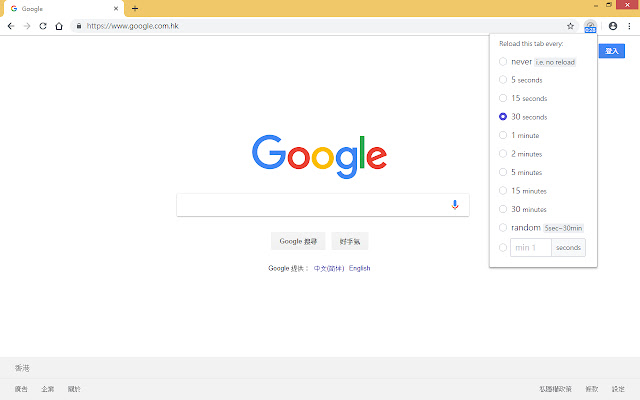 ChromeReloadPlus chrome谷歌浏览器插件_扩展第1张截图