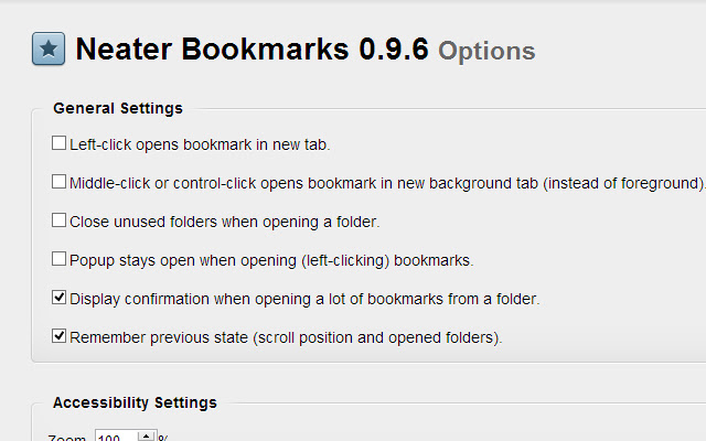 Neater Bookmarks chrome谷歌浏览器插件_扩展第3张截图