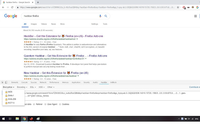 HackBar chrome谷歌浏览器插件_扩展第2张截图