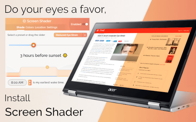 Screen Shader：屏幕智能着色器 chrome谷歌浏览器插件_扩展第1张截图