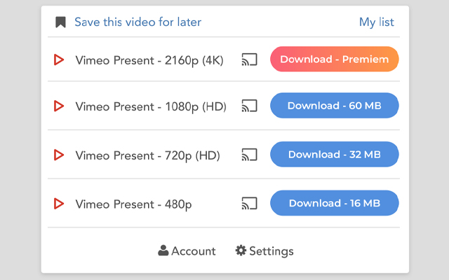 Video Downloader Plus chrome谷歌浏览器插件_扩展第1张截图