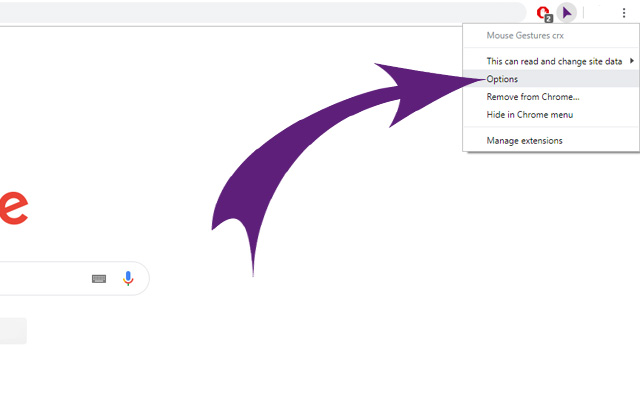 Mouse Gestures crx chrome谷歌浏览器插件_扩展第1张截图